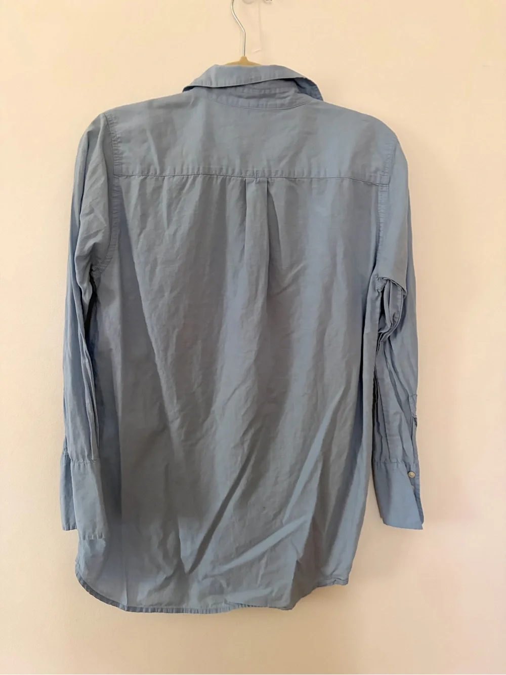 J. Crew Sky Blue Cotton Shirt